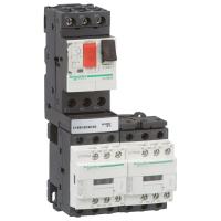 Schneider Electric GV2DM208BD КОМБИНИРОВАНЫЙ ПУСКАТЕЛЬ РЕВЕРСИВНЫЙ.2,5-4А.24B.ПОСТОЯННОГО ТОКА