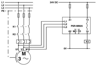 Phoenix contact 2702356 PSR-MM25-1NO-2DO-24DC-SP Устройство безопасного переключения