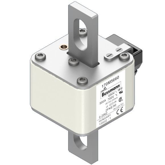 170M5660 Быстрый предохранитель 500A 690V 2FKE/90 AR UC
