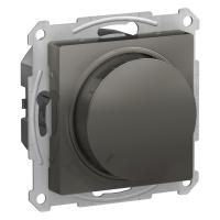 Schneider Electric ATN000936 ATLASDESIGN СВЕТОРЕГУЛЯТОР (диммер) поворотно-нажимной, 630Вт, мех., СТАЛЬ