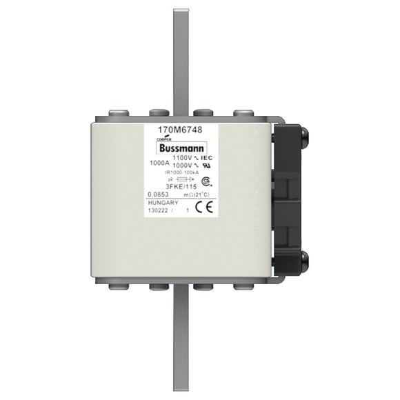 170M6748 Быстрый предохранитель 1000A 1100V 3FKE/115AR CU