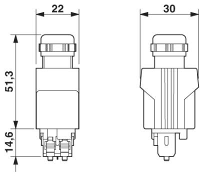 Phoenix contact 1608032 VS-PPC-C1-SCRJ-MNNA-PG9-A4D-C Штекерный соединитель для оптоволоконного кабеля