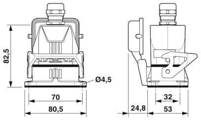 Phoenix contact 1416344 HC-STA-B06PT-BWSC-LT-M20-ELCAL Комплект вставных соединителей
