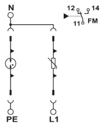 Phoenix contact 2905348 VAL-SEC-T2-1S-175-FM Разрядник для защиты от импульсных перенапряжений, тип 2