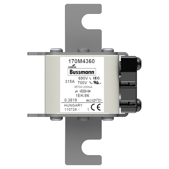 170M4360 Быстрый предохранитель 315A 690V 1EK/86 AR UC