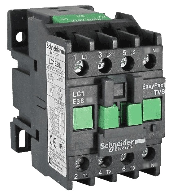 КОНТАКТОР E 1НЗ 38А 400В AC3 415В 50ГЦ