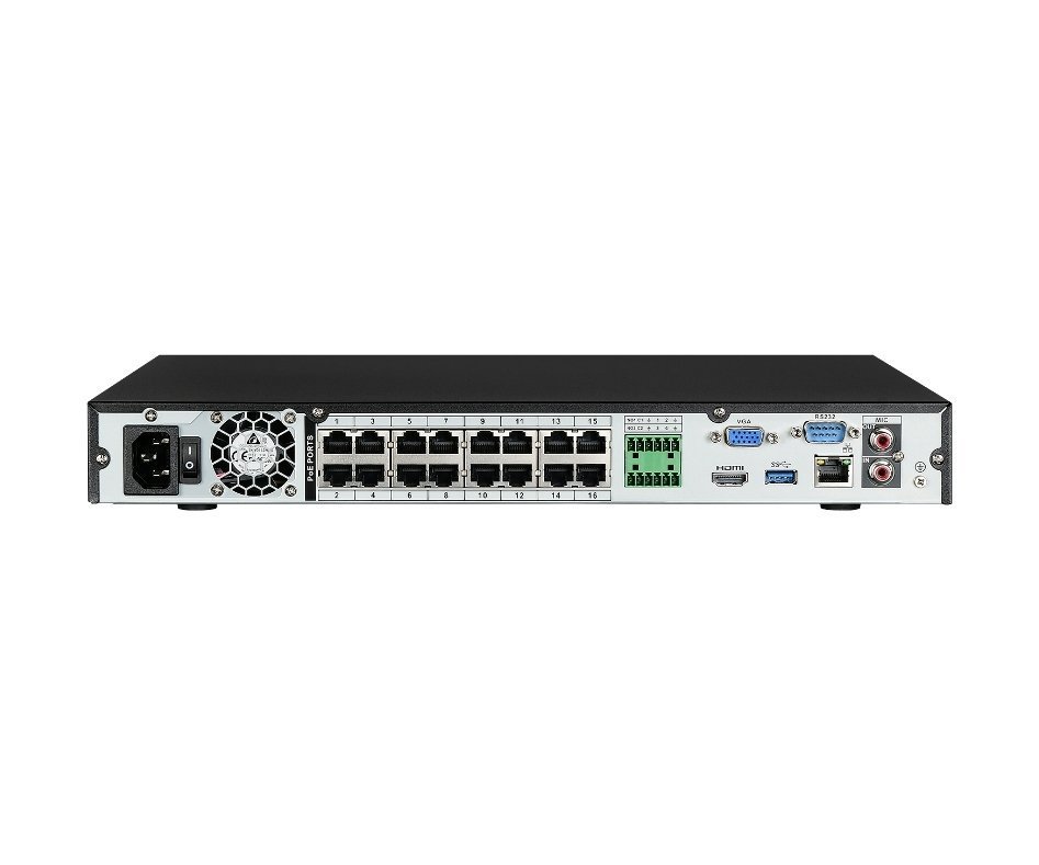 RVi-IPN16/2-16P-4K, 16 канальный IP-видеорегистратор, c PoE