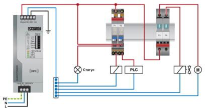 Phoenix contact 2800846 CB TM1 0.5A M1 P Термомагнитный защитный выключатель