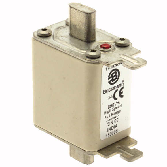 170M2694 Быстрый предохранитель 25A 690V DIN 00 GR