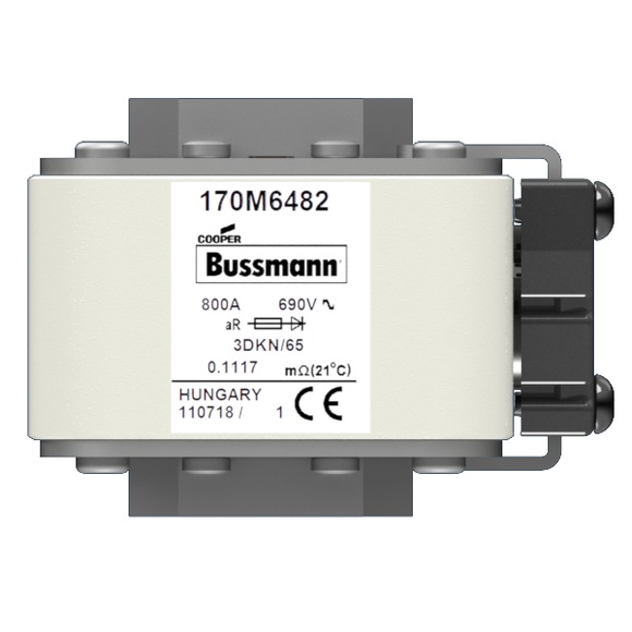 170M6482 Быстрый предохранитель 800A 690V 3DKN/65 AR