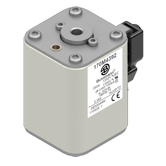 170M4392 Быстрый предохранитель 350A 1250V 1BKN/75 AR CU