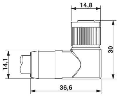 Phoenix contact 1430352 SAC-17P-10,0-35T/FR SH SCO Кабель для датчика / исполнительного элемента