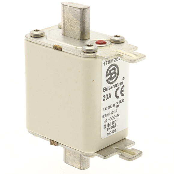 170M2673 Быстрый предохранитель 20A 1000V DIN 00 AR