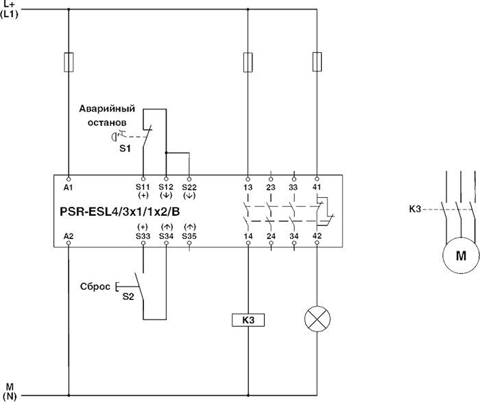 Phoenix contact 2981059 PSR-SCP- 24UC/ESL4/3X1/1X2/B Реле безопасности