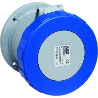 ABB 2CMA167374R1000 Розетка панельная с прямым унифицированным фланцем 263RU6W, 63A, 2P+E, IP67, 6ч
