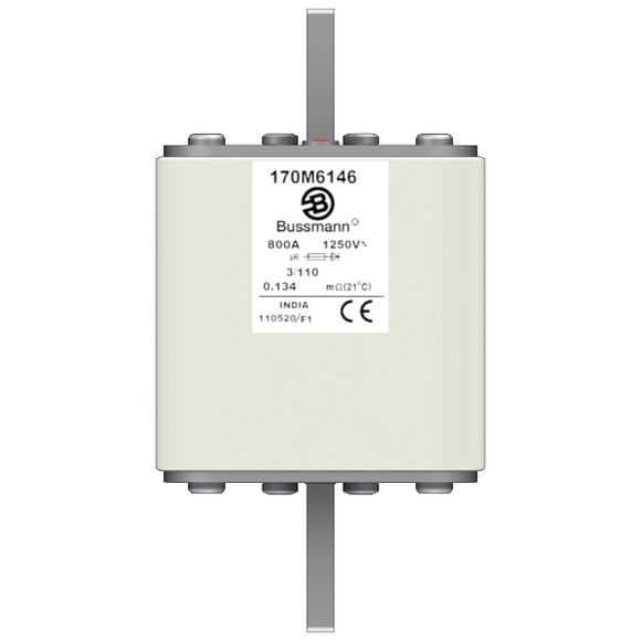 170M6146 Быстрый предохранитель 800A 1250V 3/110 AR