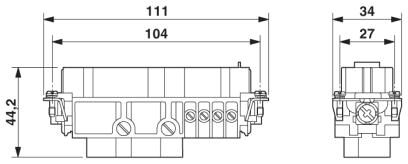 Phoenix contact 1679320 HC-K 4/8-EBUS Модуль для контактов