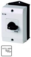 290194 Переключатель, контакты: 4, 32 A, Передняя панель: AUTO-0-HAND<START, 45 °, без фиксации/с фиксацией, Монтаж на поверхность (T3-2-15907/I2)
