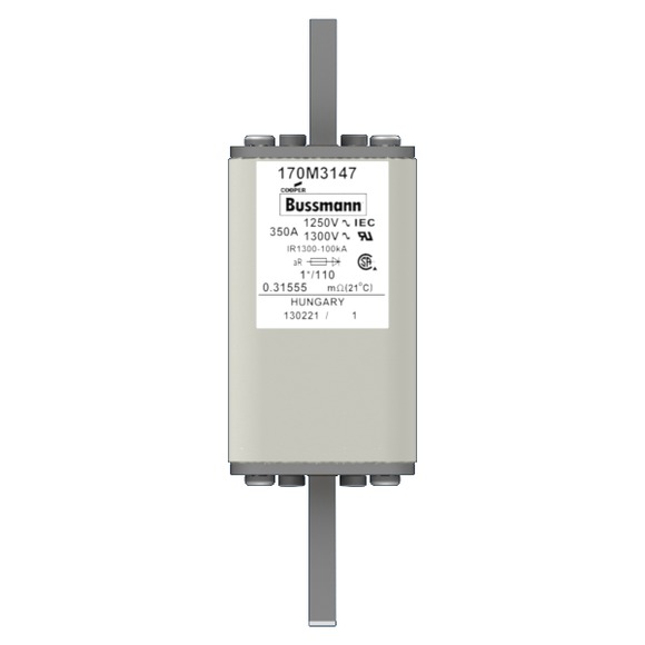 170M3147 Быстрый предохранитель 350A 1250V 1*/110 AR CU