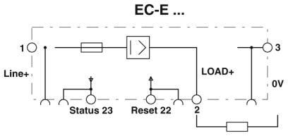 Phoenix contact 903047 EC-E  8A DC24V Электронный защитный выключатель