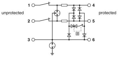Phoenix contact 2906796 TTC-6P-3-HF-F-M-12DC-PT-I Устройство защиты от перенапряжений