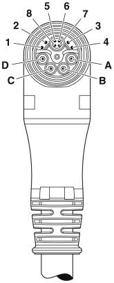 Phoenix contact 1622233 K-8E-M23MK/2,0-H00/OE-C5-S Кабельный штекер, пластиковая заливка