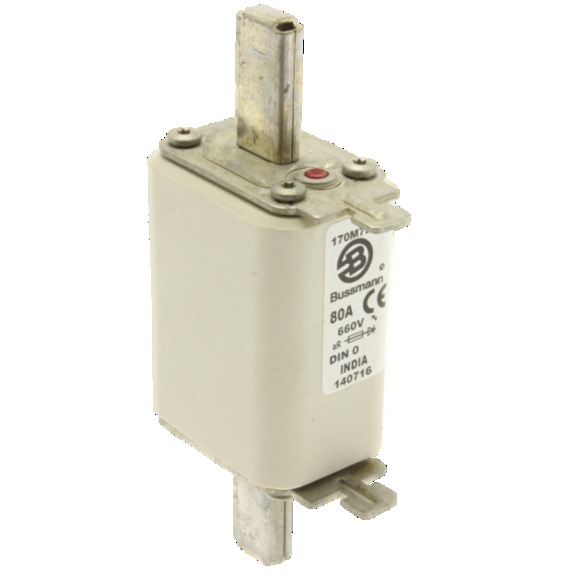 170M7915 Быстрый предохранитель 80A 660V DIN 0 AR