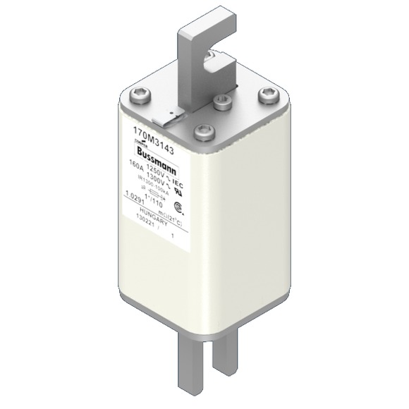 170M3143 Быстрый предохранитель 160A 1250V 1*/110 AR CU