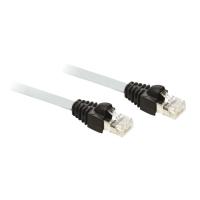 Schneider Electric TCSECE3M3M3S4 Соед. каб. Ethernet, 2хRJ45 в пром. исполнении, Cat 5E, 3 метра - стандарт CE