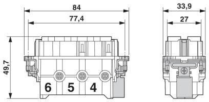 Phoenix contact 1580537 HC-K 6/0-EBUS Модуль для контактов