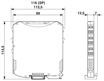 Phoenix contact 2924207 MACX MCR-SL-RPSSI-I-SP Усилитель с развязкой питания/развязкой по входу