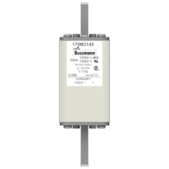 170M3145 Быстрый предохранитель 250A 1250V 1*/110 AR CU