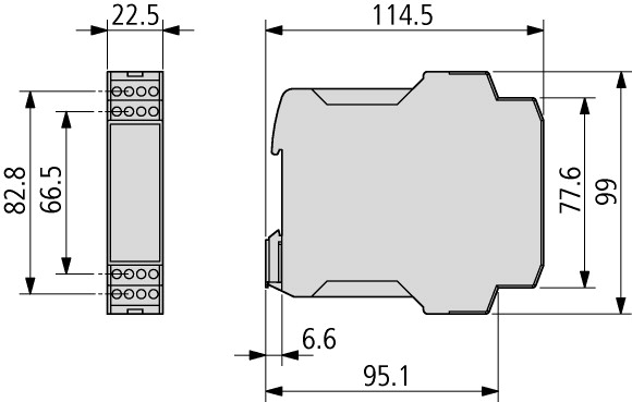 118707 Реле безопасности без задержки, 24 V DC, 24 V AC, 50/60 Hz (ESR5-NE-51-24VAC-DC)
