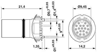 Phoenix contact 1418651 SACC-CIP-M12MS-17P SMD SH-SP Комплект образцов