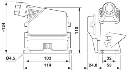Phoenix contact 1408793 HC-EVO-B16PT-BWSC-HH-M25-PLRBK Комплект вставных соединителей
