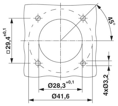 Phoenix contact 1607048 SF-7EP1N8AC0A1 Проходная часть, задняя часть стенки