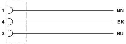 Phoenix contact 1696536 SAC-3P-25,0-PUR/M12FR Кабель для датчика / исполнительного элемента