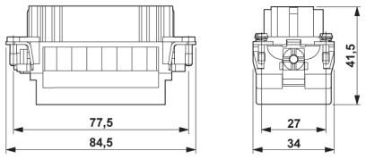 Phoenix contact 1636389 HC-K 6/36-EBUC Модуль для контактов