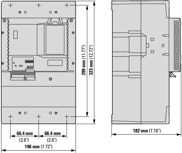 169873 Устройство плавного пуска S811+, с функцией упр.насосом, 220кВт (S811+U42P3S)