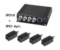 SC&T IP01K комплект удлинителя для передачи Ethernet