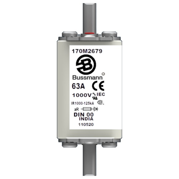 170M2679 Быстрый предохранитель 63A 1000V DIN 00 AR