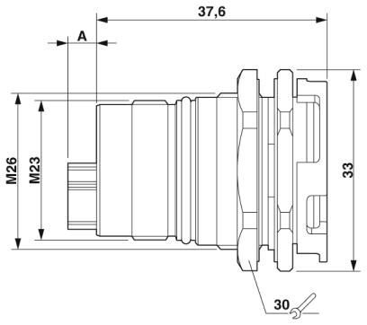 Phoenix contact 1627204 SH-8ESS48AH000S Аппаратн. соединитель, задняя стенка
