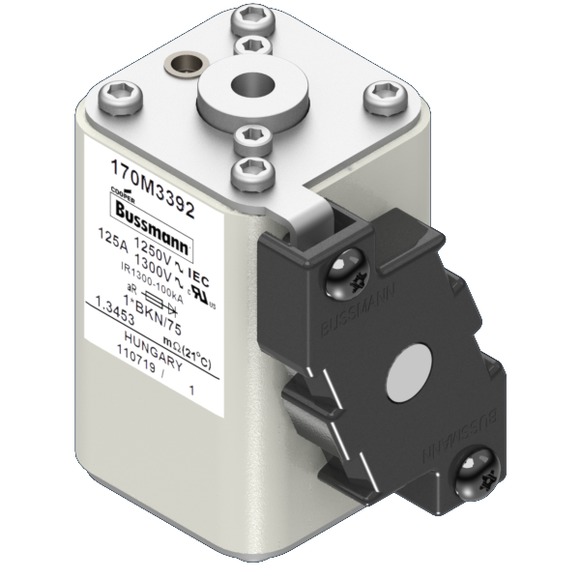 170M3392 Быстрый предохранитель 125A 1250V 1*BKN/75 AR CU