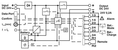 Phoenix contact 2320267 QUINT-UPS/ 24DC/ 24DC/10/3.4AH Источник бесперебойного питания