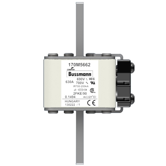 170M5662 Быстрый предохранитель 630A 690V 2FKE/90 AR UC