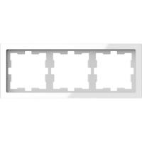 Schneider Electric MTN4030-6520 MERTEN D-Life РАМКА 3-постовая, БЕЛ. КРИСТАЛЛ