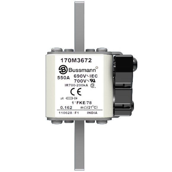 170M3672 Быстрый предохранитель 550A 690V 1*FKE/78 AR UC