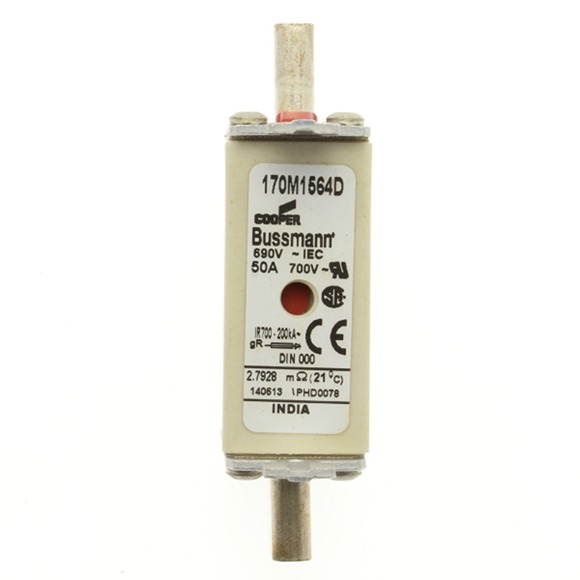 170M1564D Быстрый предохранитель 50A 690V gR DIN 000 HSDNH