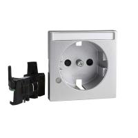 Schneider Electric MTN2333-0460 MERTEN ЦЕНТР.ПЛАТА д/мех роз. с полем д/надписи и индик., АЛЮМИНИЙ, QF SM