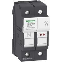 Schneider Electric DF101NV РАЗЪЕДИНИТЕЛЬ-ПРЕДОХРАНИТЕЛЬ 32A.С УКАЗАТЕЛЕМ СРАБАТЫВАНИЯ 1Р+N.10Х38